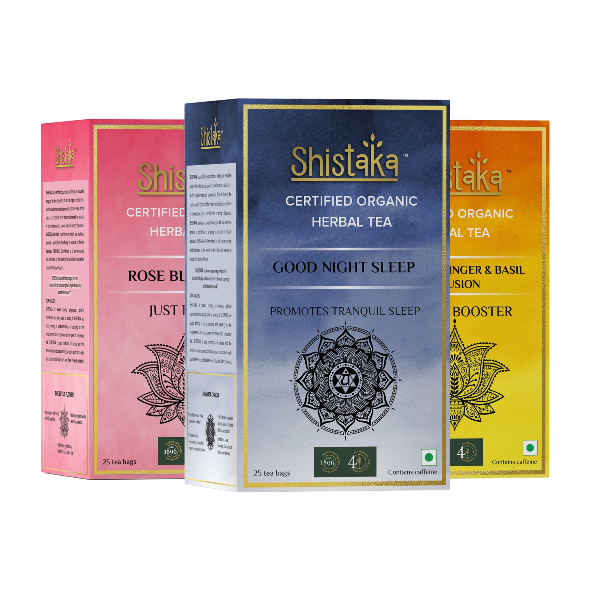 Selfcare combo - 75 tea bags -15 Days Pack