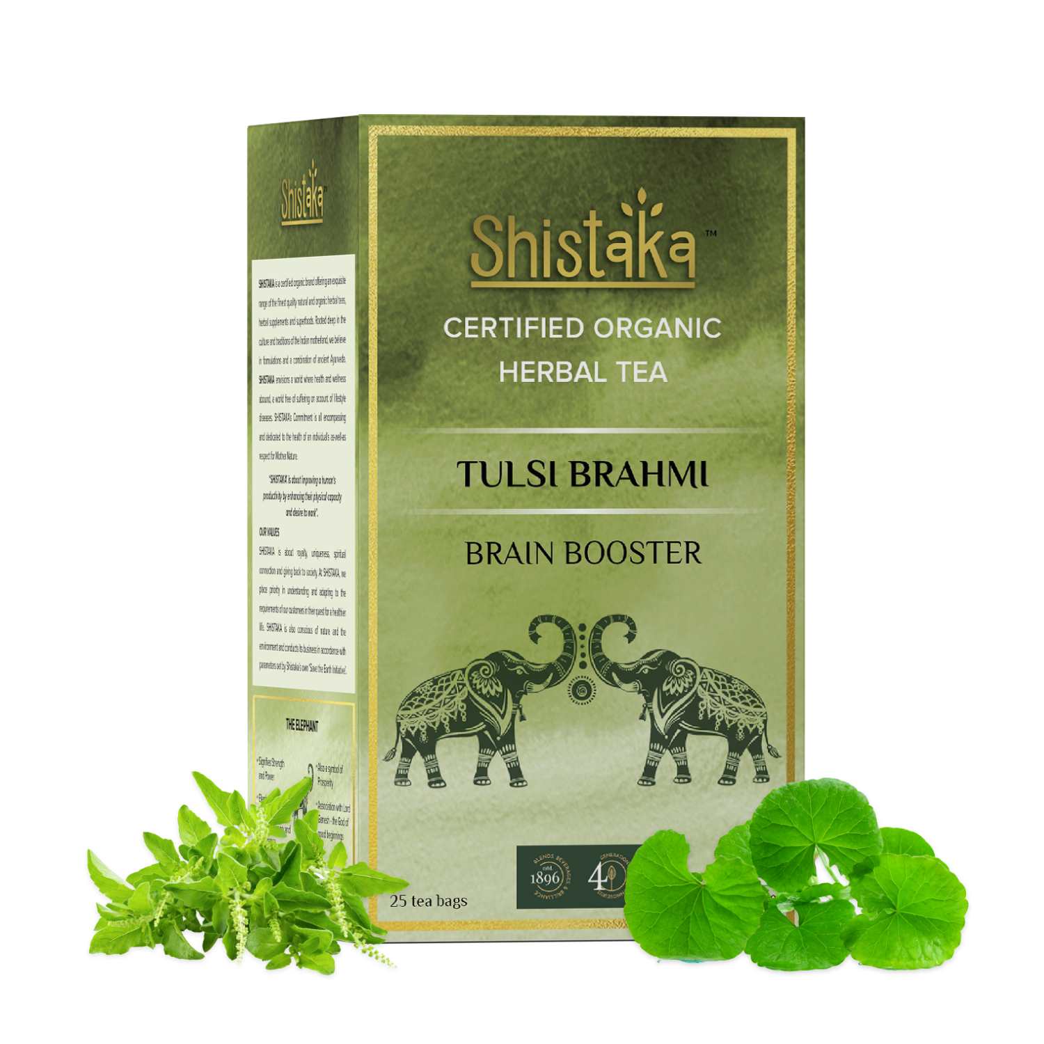 Tulsi Brahmi for Productivity   - 75 tea bags- 15 Days Pack